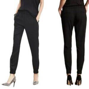 Banana Republic Pull on Drapey Jogger Black Sz 10
